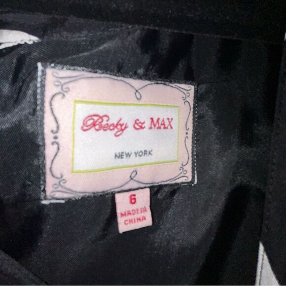 Becky & Max Bold Daisy Floral Print Ruffle Sleeveless Silk Dress - Picture 5 of 9